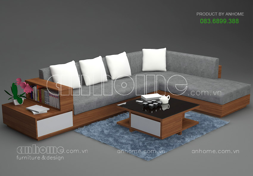 Bàn ghế sofa gỗ sồi nga giá rẻ chất lượng hiện đại #9
