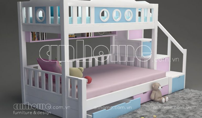 Giường tầng trẻ em đẹp nhất hiện nay GT00512