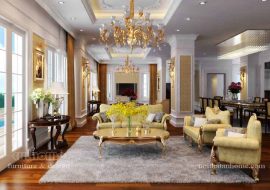Thiết kế nội thất biệt thự – phong cách Luxury sang trọng